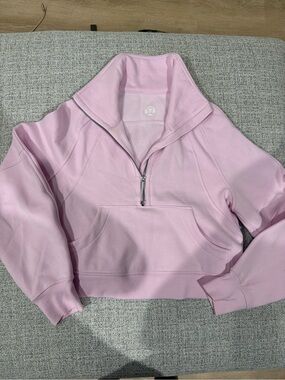 lululemon athletica scuba Women's Pink Half-Zip Pullover